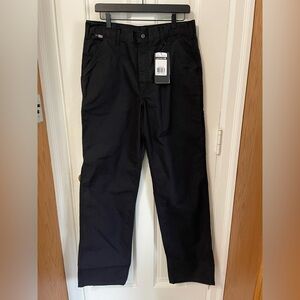 Carhartt Flame Resistant Washed Duck Work Dunagree. NWT. Black Wash Original Fit